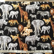 African animals by Timeless Treasures C5571 African animals by Timeless Treasures C5571
